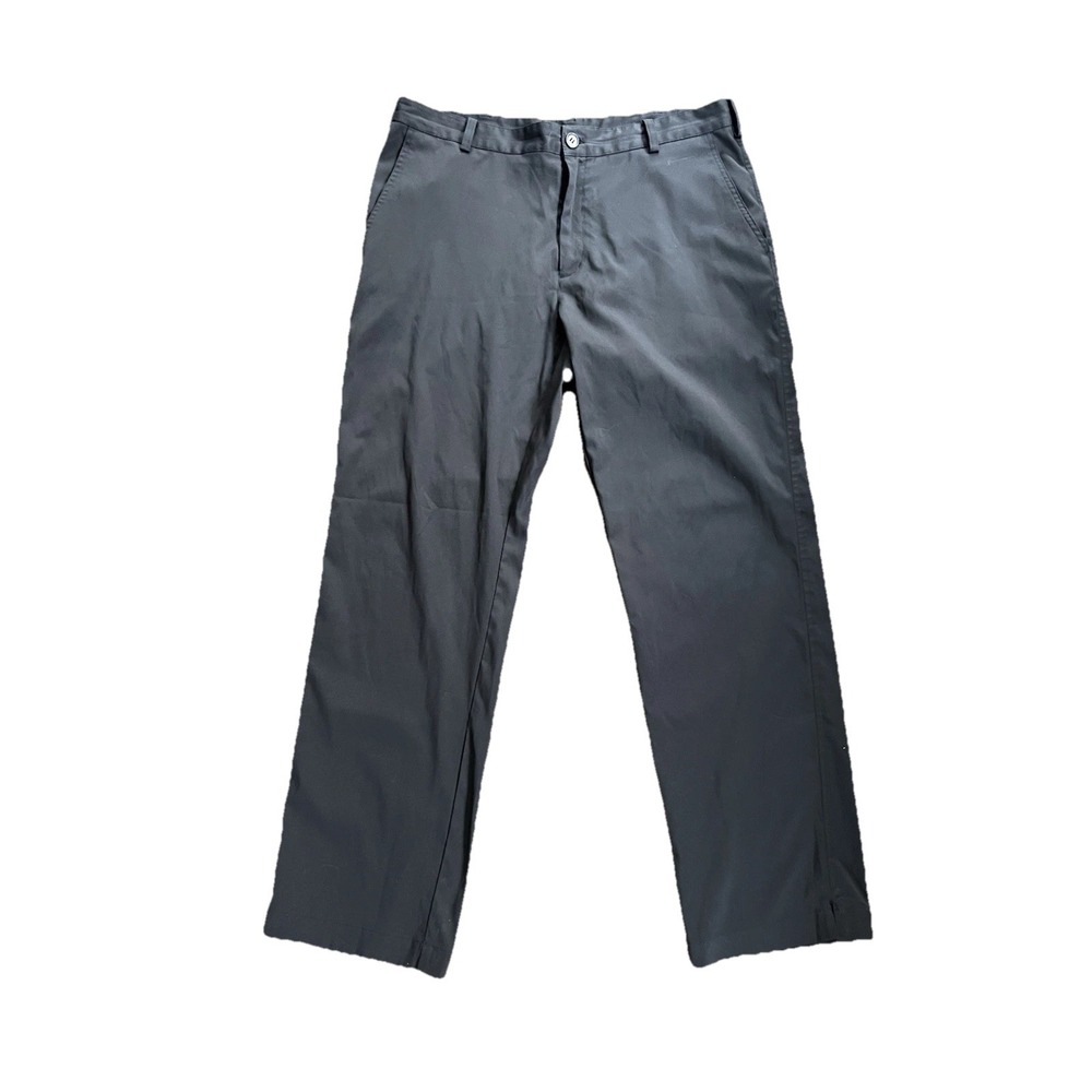 Nike Golf Dri-Fit Pants Mens 36x32 Black‎ Tech Straight Leg Performance Casual